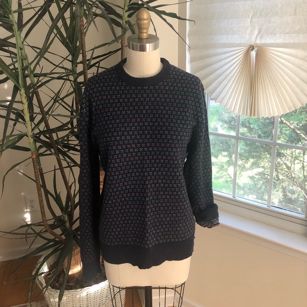 Gap Patterned Crew Neck Sweater - image 1